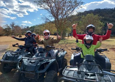 Family enjoying Quad Biking Adventures at Induna Adventures