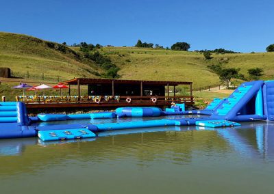 Water Obstacle course at GZ Adventures